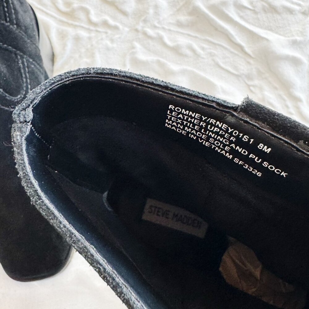 Steve Madden Romney Ankle Boots Size 8 New - Picture 7 of 9